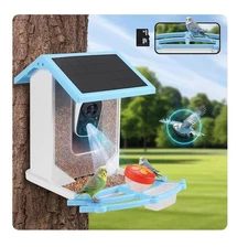 Smart Bird Feeder Camera, Outdoor Bird Watching Camera Auto Capture Bird Videos