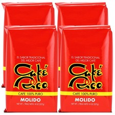 Cafe Rico Ground Regular Puerto Rican Coffee, 8 Ounce Bag Pack of 4