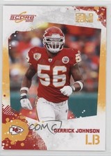 2010 Score Gold Zone 117/299 Derrick Johnson #143 0q0m
