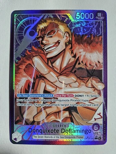 Donquixote Doflamingo - Leader Alt Art - OP14-060 - English - One Piece TCG