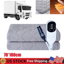 Heated Car Blanket 12V Electric Blanket for Car Truck SUV Portable Heated Throw