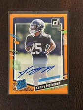 2023 Panini Donruss #391 Kenny McIntosh Rated Rookie Auto RC