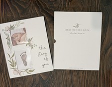 Baby Memory Book Keepsakes Girls or Boys - Baby First 5 Years - The story of you