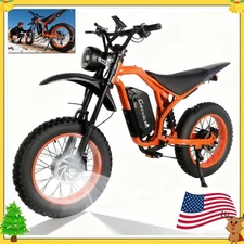 6000W Dual Motor 52V 32AH Electric Dirt Bike E-Bike E-Motobike Adults Cheevalry