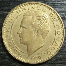 Monako 20 franków 1950
