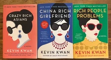Crazy Rich Asians Trilogy Set by Kevin Kwan - 3 Paperback Books- NEW
