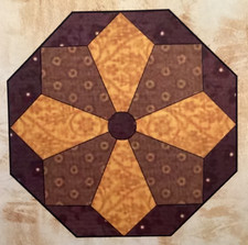 PATTERN Fan Flower Quilt Pincushion NEW Tradi...