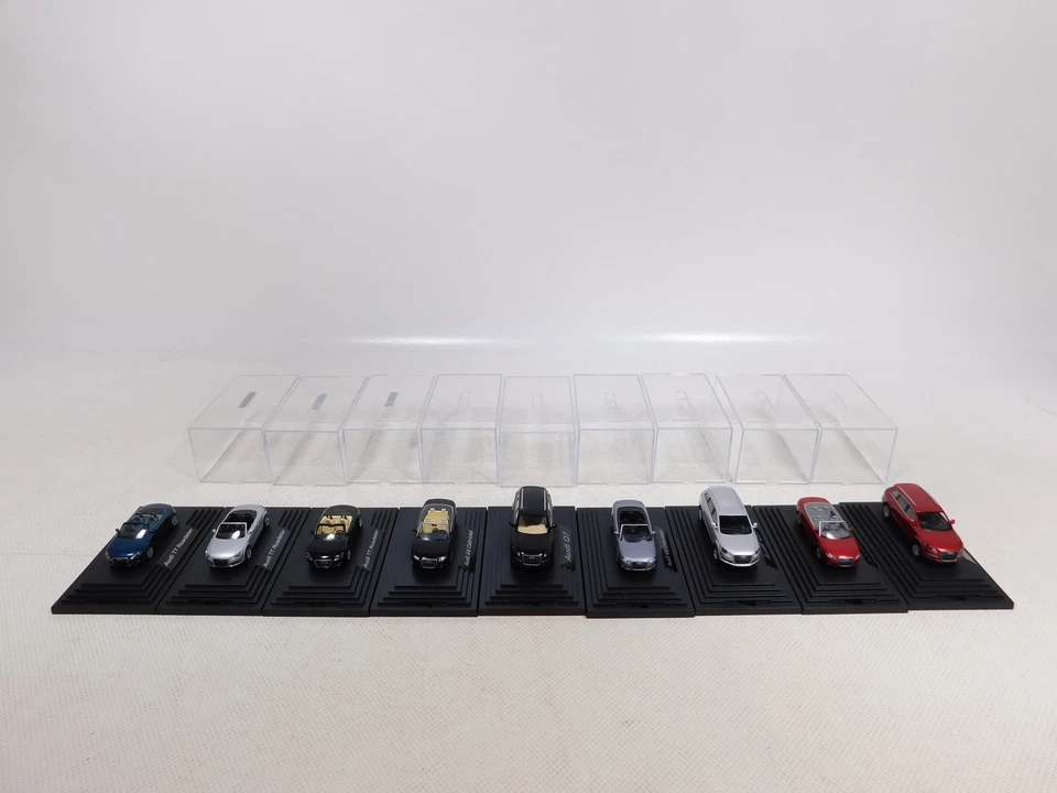 Wiking 1:87 H0 9x Autovettura Audi A4 Cabriolet Q7 Tt Roadster Mint + Teil-Ovp # - Immagine 4 di 4