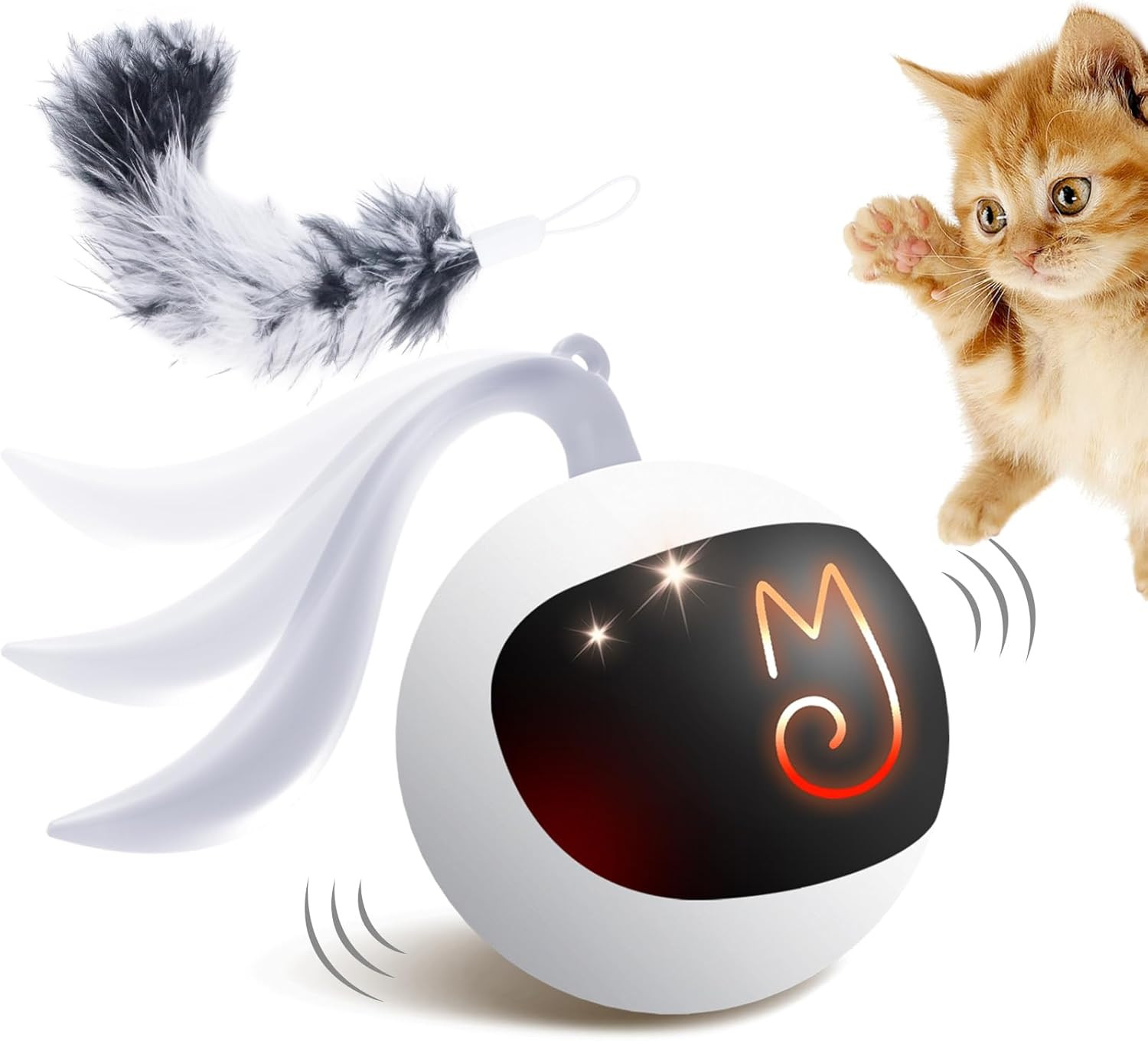 Smart Cat Toy Set: Pallina Automatica e Topolini Interattivi | Novità