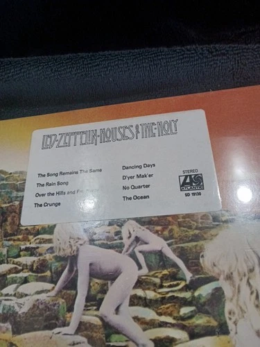 Led Zeppelin vinyl Houses of the unholy SEALED NEVER OPENED (LOW BALL START)