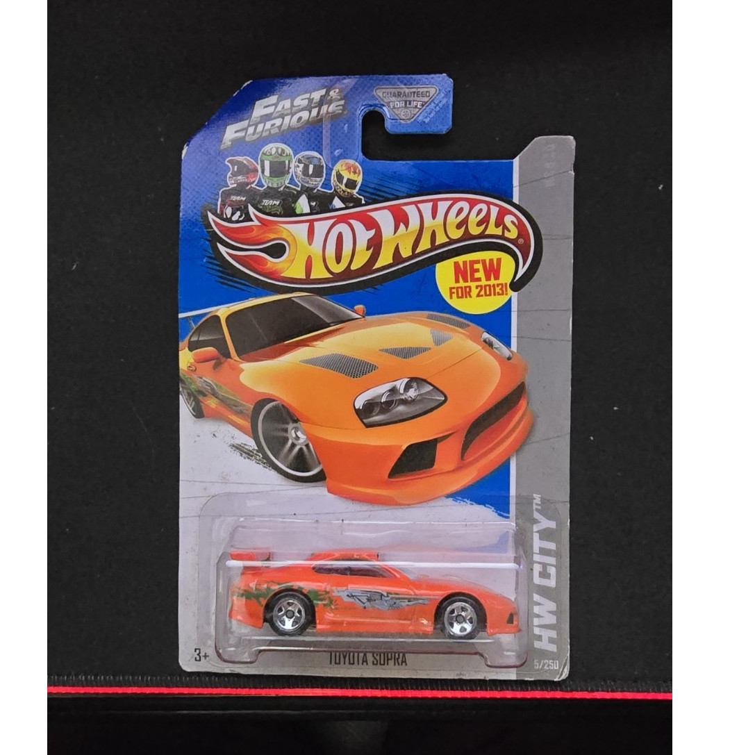 Hot Wheels Fast & Furious Toyota Supra Orange 1:64 Diecast Car