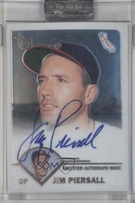 2003 Topps Retired Signature Edition Auto Jim Piersall #TA-JPI Auto
