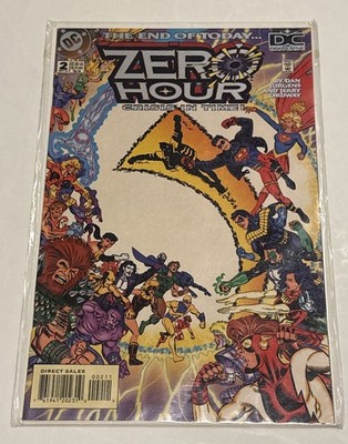 ZERO HOUR Crisis in Time 2 & 4 DC COMIC BOOK LOT Batman Superman Flash new movie