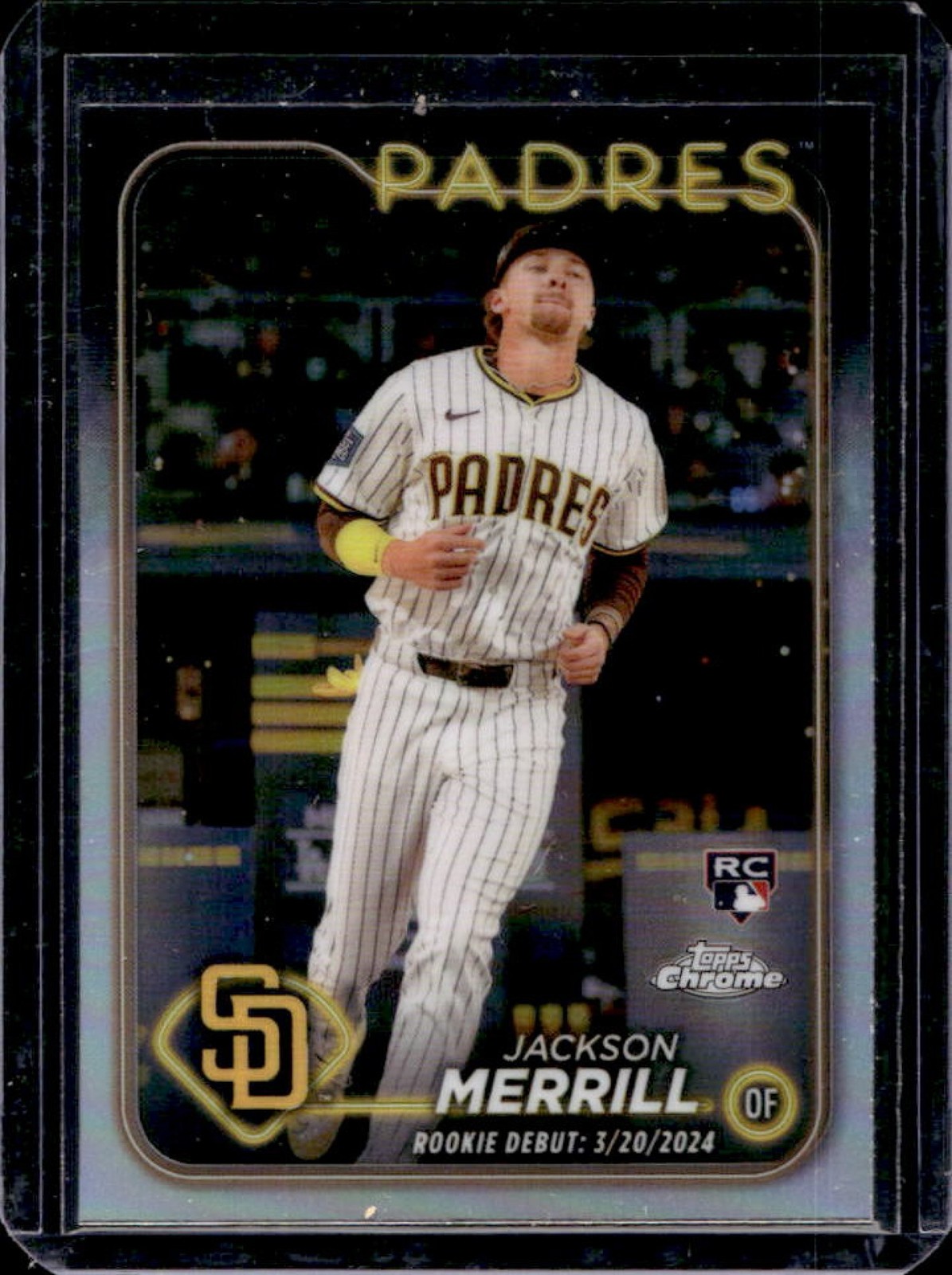 2024 Topps Chrome Update Jackson Merrill RC Refractor Rookie #USC57 Padres