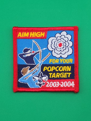 #ad #ad Aim High For Your Popcorn Target 2003 2004 Patch BSA Scouts America $3.99