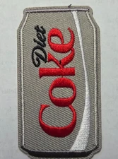 Diet Coke Can (embroidered iron/sew on patch)