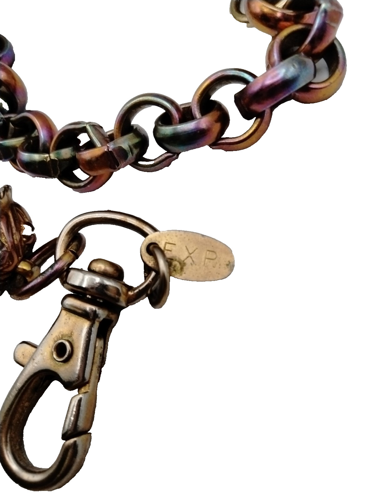 Express Beaded Statement Necklace Orange Amber Go… - image 10