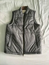Weatherproof Vintage Vest Mens, Medium, Green, Puffer Zip Up
