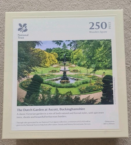 Wentworth Wooden Jigsaw Puzzle 250 Pieces Whimsys The Dutch Garden at Ascot - Picture 2 of 8