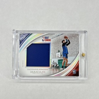 2024-25 Panini Immaculate Collection Zaccharie Risacher Hawks #DCM-ZCR Rookie M 