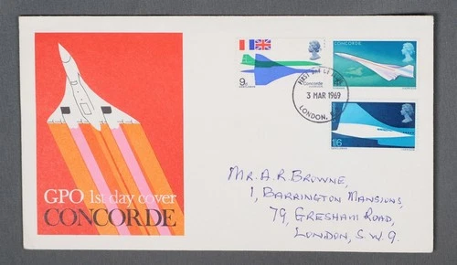 MayfairStamps Great Britain FDC 1969 Concorde Combo First Day Cover aax_59957