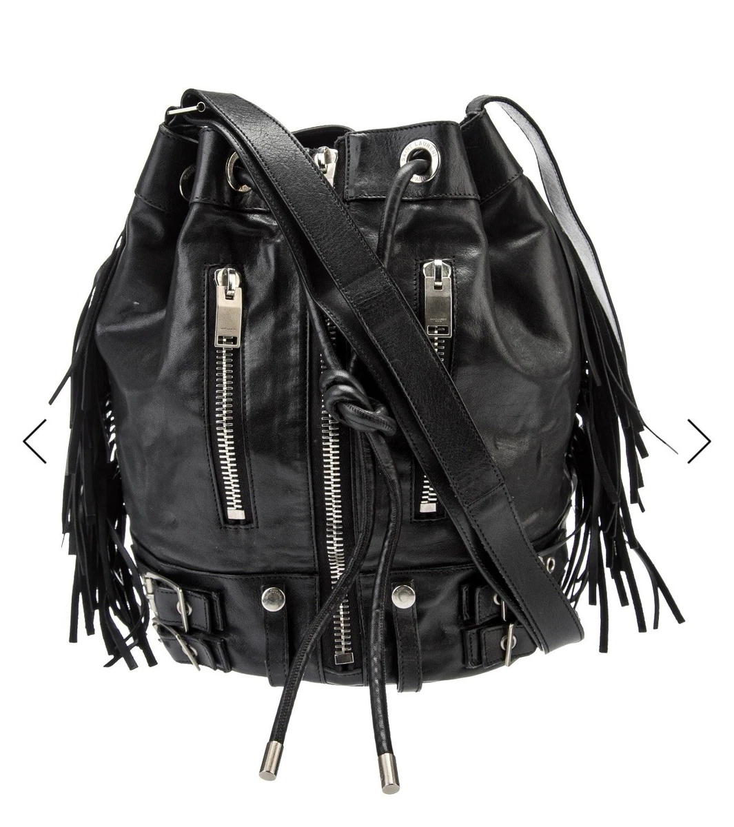 Saint Laurent Fringe Bags & Bucket & Drawstring Bag Handbags for