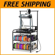 All-in-One 3D Printer Rack for Filament Storage - Fast Assembly & Heavy Duty