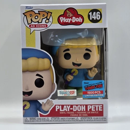Funko Pop! Ad Icons Play-Doh Pete (Blue) #146 Festival of Fun & NYCC 1500 pcs LE