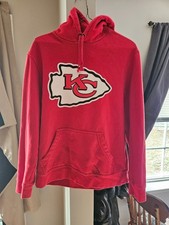 Kansas City Chiefs NFL 15 Patrick Mahomes Fanatics Men's Hoodie Red Sz Medium