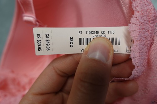 Sujetador Victoria's Secret 38DD Dream Angels Wicked Pretty Petals sin forro Balconette - Imagen 6 de 6