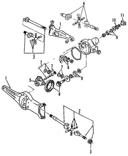 Carrera de piñón diferencial para Ford (N/P CODW-4616-A)