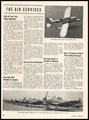 1940 Douglas El Segundo California Photo Navy SBD Dive Bombers Article Print Ad