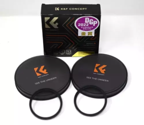K&F Concept Black Diffusion 1/4 1/8 Lens Filter Kit 2 PCS 55mm NANO