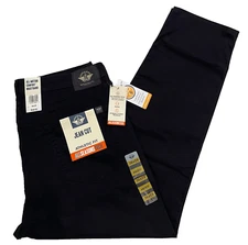 Dockers Mens Jean Cut Athletic Fit Pants 36X29 Black All Seasons Tech W36L29