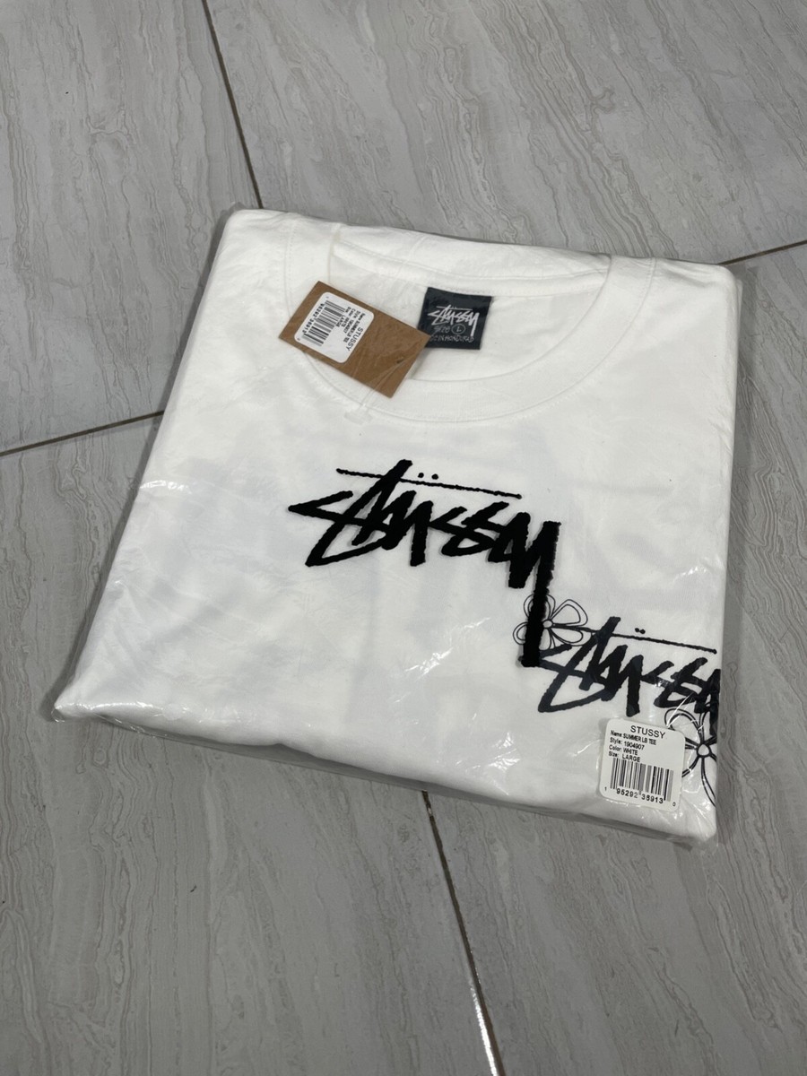 ❗️期間限定SALE❗️STUSSY SUMMER LB TEE ホワイトM STUSSY (ステューシー) SUMMER LB TEE 1904907 半袖 並行輸入品