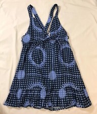 Urban Outfitters Dress Womens Large Blue Strappy Back Lined