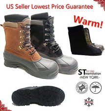 LM Men's Winter Snow Boots Shoes Work Boots Insulated Waterproof Thermolite 2005