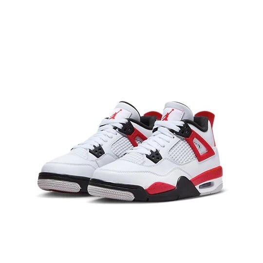 シューズ(女性用) Nike Air Jordan 4 Retro \"Red Cement\" Nike Air Jordan 4 GS Retro Red Cement US Size 5.5Y / Women's