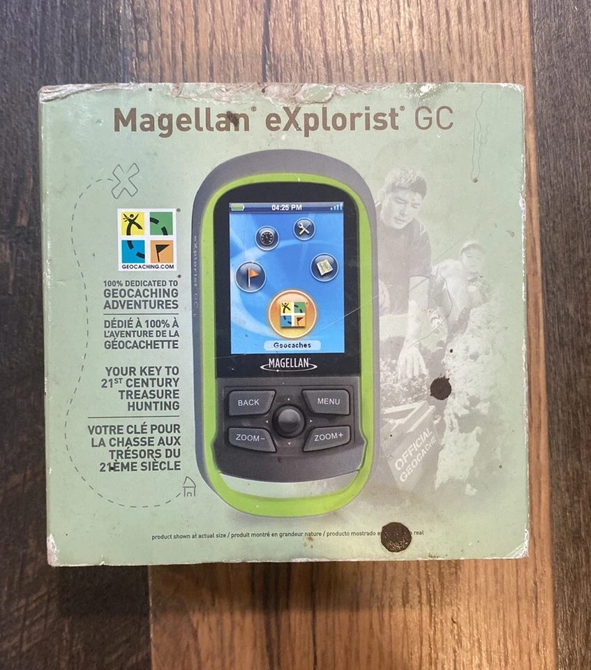 Magellan eXplorist GC Handheld GPS Geocaching Device w/User Guides/Box Used Once - Image 2 of 4