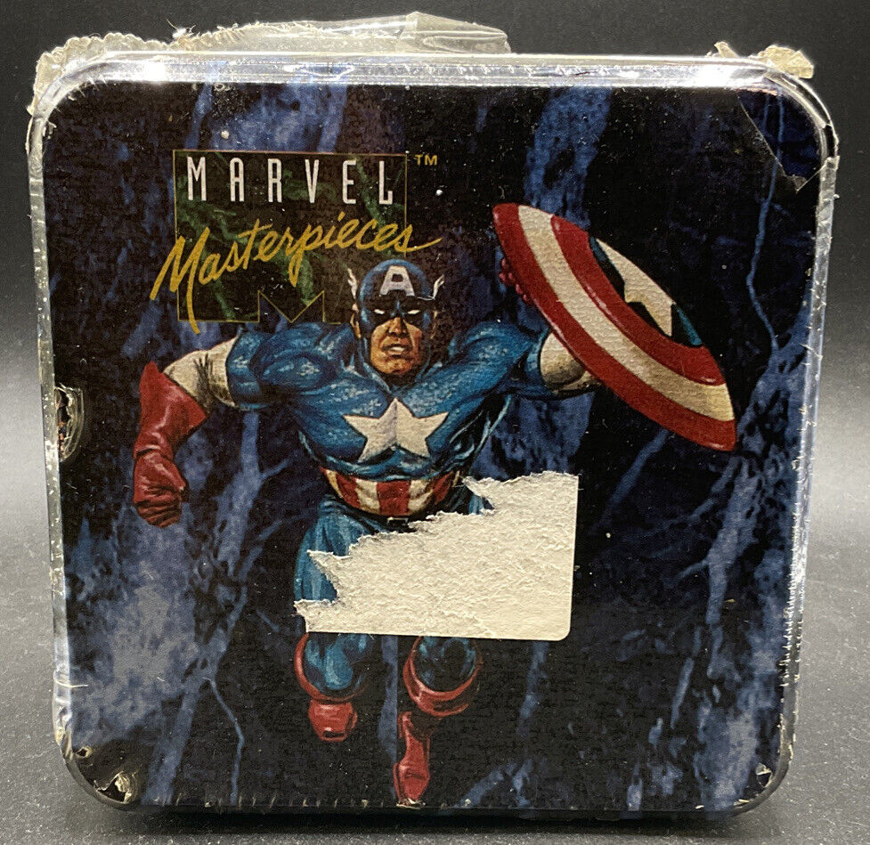 MARVEL MASTERPIECES SERIES I COLLECTOR CARDS TIN UNOPENED 1578 OF 35000