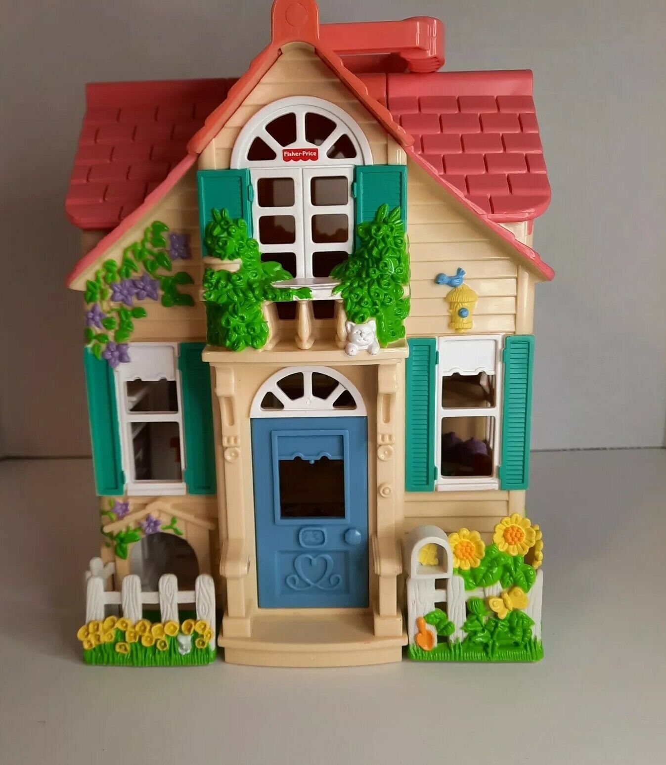 Details about   Fisher Price COUNTRY COTTAGE Sweet Streets Loving Family Doll House MATTEL 2000 