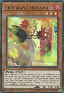 Firebrand Hymnist - DUOV-EN028 - Ultra Rare - 1st Edition x3 - Near Mint