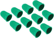 0.71X1.1 Inch Rubber Finger Tips, 10 Pack Silicone Thumb Fingertip Protector
