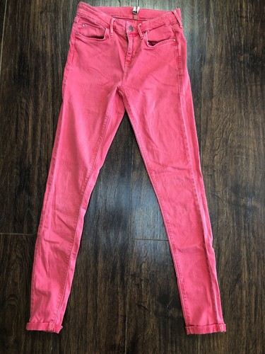 Topshop Leigh Peach Coloured Jeans W26 