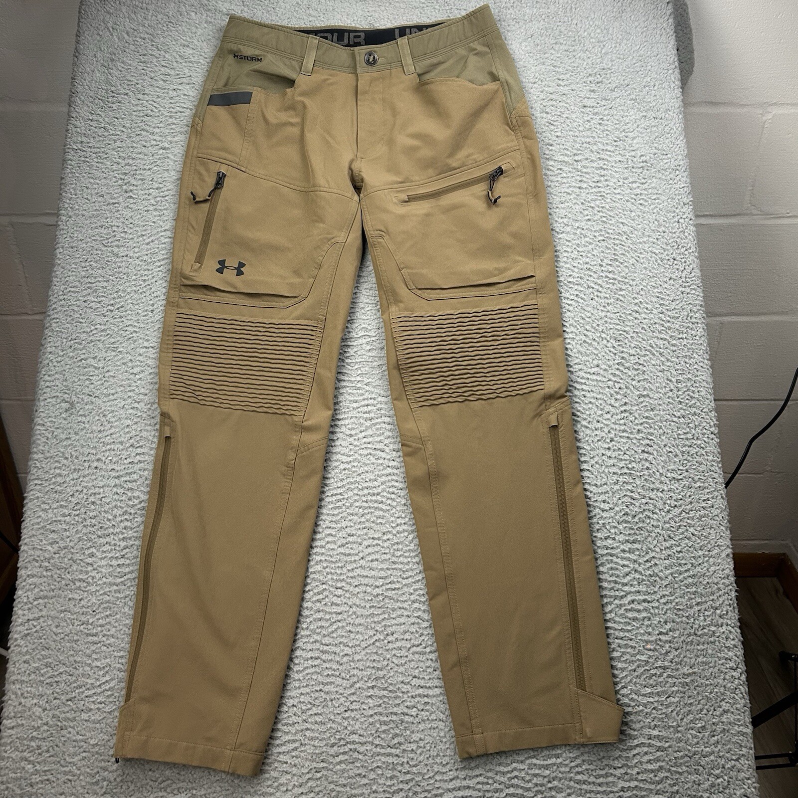 Under Armour RR Raider Lite Brown Cargo Pants Size 34x32 Mens