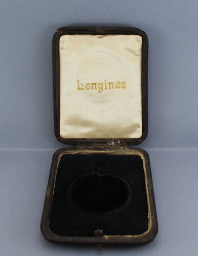 Scatola presentazione antica Longines per orologio da taschino 48 mm - Foto 1 di 9