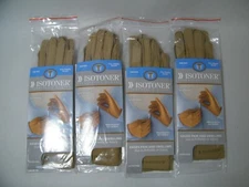 (4) PAIRS ISOTONER THERAPEUTIC GLOVES EASES PAIN & SWELLING S, M, & L