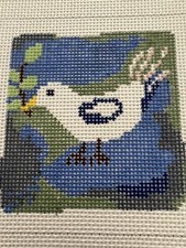 BIRDS of a Feather DI508 Bird Branch 18Ct Mesh Needlepoint Canvas