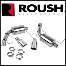 Roush Dual Axle-Back Exhaust System Kit fits 2011-2014 Ford Mustang 5.0L V8