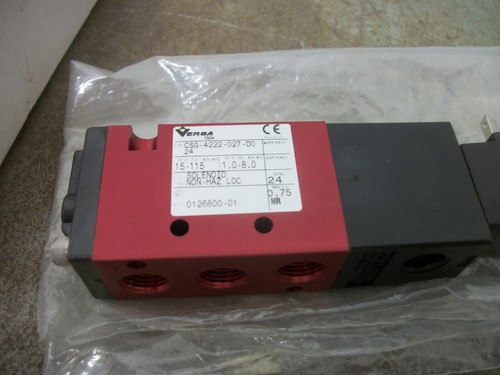 VERSA 4-WAY SOLENOID VALVE CSG-4222-027-D024 24VCOIL 15-115PSI 0.75WATT NIB - Picture 4 of 4